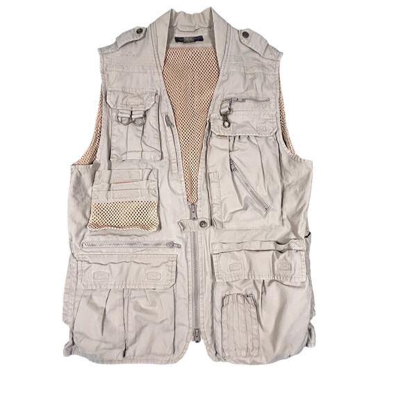 Banana Republic Other - Vintage 80's Banana Republic Safari Travel Fishing VestsTan Men's Size Medium